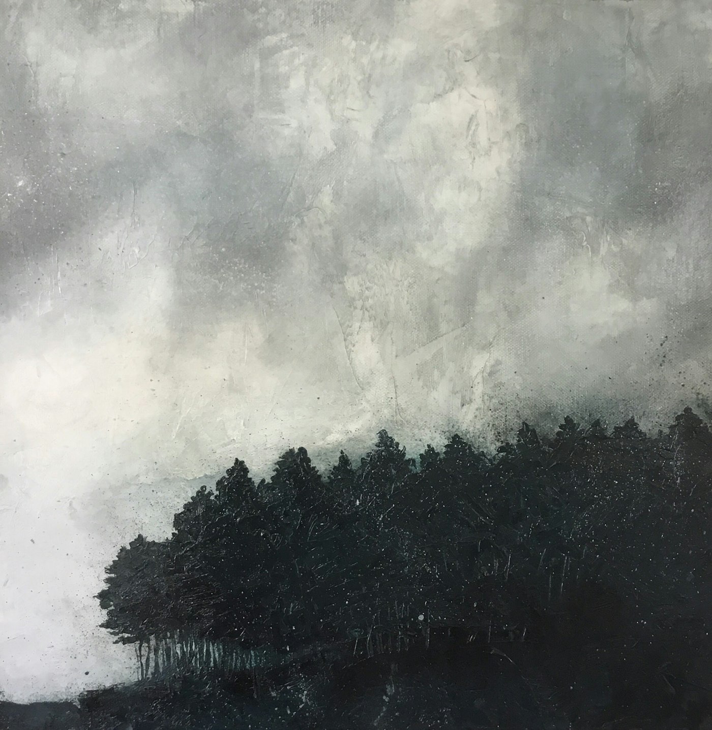 Painting by Veronica Dooley titled Ravens Point I - Pigment print on cotton rag · 24" x 18"